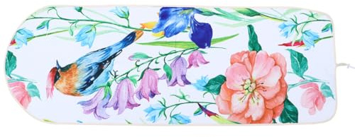 SUPVOX Housse de Table à Repasser Bleu Coussin de Rechange 140x50cm en Polyester Isolation et Protection la Chaleur pour Repassage Confortable