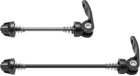 2 Stück Schnellspanner Fahrrad Achse Hinterrad und Vorder,Fahrrad Schnellspanner Set,Quick Release Achsen Bicycle,zum Vorderrad & Hinterrads Kompatibel mit Mountainbike Rennrad Schnellspannset