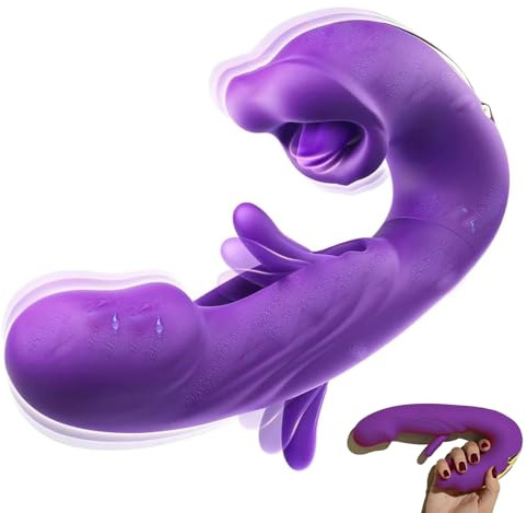 4-in-1 Pelvic Floor Activator, Pelvic Floor Trainer, Vibration, IPX7 Waterproof Quiet Design for Women (Purple)