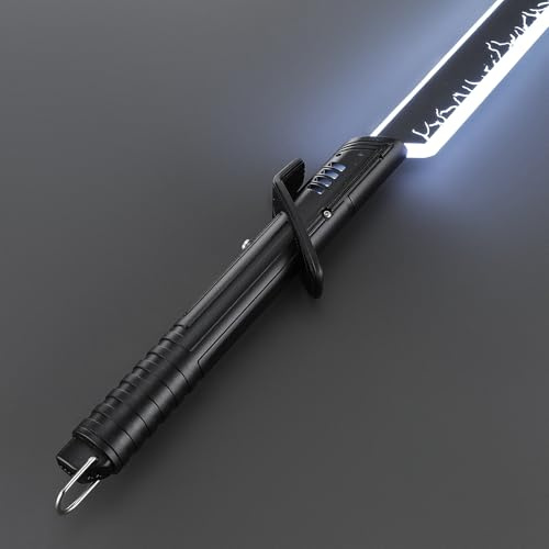 Upgraded Xenopoxel 3.0 Motion Control Light Saber - Sensitive Smooth Swing Light Saber, Heavy Dueling, Infinite Color Changing, 34 Sound Fonts Light Sabers, Metal Hilt Dark Saber for Adults
