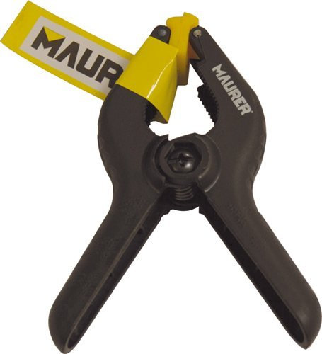 10 PZ-MORSETTI MORSETTO a pinza con MOLLA 110 MM -MAURER