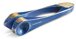 Heritage Musical Spoons Percussion Instrument, Handmade Canadian Maplewood, Great Gift for All Ages With Any Music Experience, Small, Blue