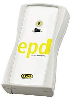 EVVA AirKey und Xesar Notstromgerät - zum Öffnen bei entladenen Batterien