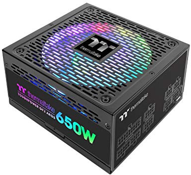 Thermaltake Toughpower GF2 ARGB 650W PC-Netzteil TT-Premium Edition | Hochleistungsnetzteil | Leiser-Lüfter | schwarz