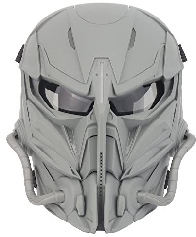 Shanyingquan Airsoft Atmungsaktive Vollgesichtsmaske Taktische Schutzmaske mit Augenschutz