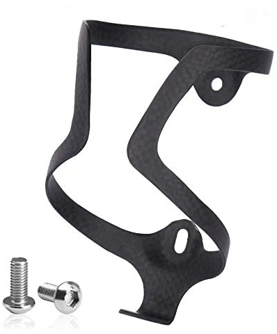 Portabidón de Bicicleta 15g Ultraligero Fibra de Carbono Portabotellas,Soporte para Vasos Deportivos de Fibra de Carbono para Bicicletas de Carretera y montaña