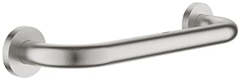 GROHE Start - Wannengriff (Stichmaß 29 5mm, Material: Metall, verdeckte Befestigung, inkl. Schrauben und Dübel), supersteel, 41189DC0