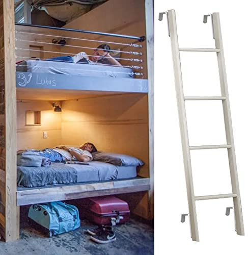 AAMNA Échelle de lit superposé en métal Uniquement avec Crochets, échelles superposées suspendues pour Camping-Car pour extérieur et intérieur, échelles d'escalade réglables, échelle légère pour c