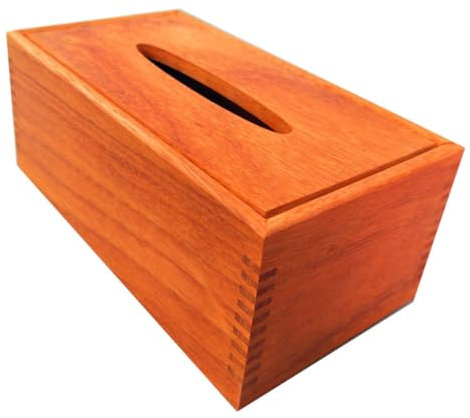 CAXUSD Auto-Dekor 1 Stück Karton Taschentuchtasche für zu Hause die Büroeinrichtung Taschentuchbox aus Holz Honghuali Taschentuchbox Taschentuchhalter Rote Birne Tissue-Box Bambus