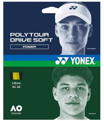 POLYTOUR Drive Soft 125 Tennis String Flash Yellow