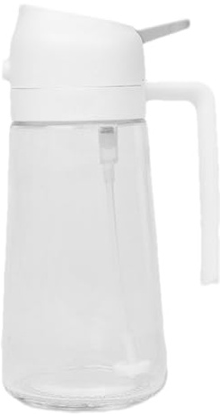 XUQEAYWD 470 ML Spray Pour Huiles, Distributeur D Huile 2-en-1, 18x8x11cm Spray Huiles Cuisine, Distributeur D'huile De Cuisine, Flacon Pulvérisateur D'huile, Pour Les Sautés, Friteuse À Air, Salade