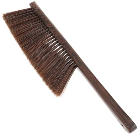 ibasenice Cepillo para Apicultor con Mango de Madera Herramienta Apicultura con Cerdas Suaves para Limpieza de Abejas Equipo Práctico y Duradero para Apicultores