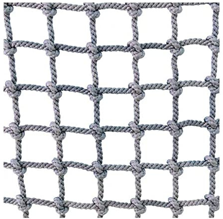 Kletternetz Für Kinder Und Erwachsene Seil Netz Cargo Net Armee Klettern Leiter Groß Outdoor Indoor Physiical Training Klettern Netz Schutz Sicherheitsnetz Dia 12mm(1X2m/3.3X6.6ft)