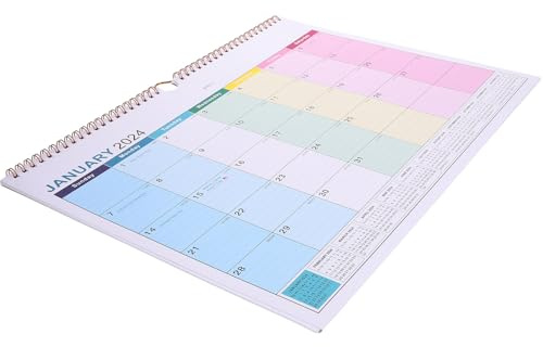 CONGARTENO 2024 2025 Englischer Monats Wandkalender Hängender Kalender Für Termine Einfaches Design Moderner Home Hanging Calendar Übersichtlich Und Praktisch Für Wandbefestigung