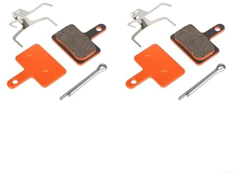 Für Zoom Hydraulische Bremsbeläge Multi Metall für M315 M355 M395 Fahrräder bieten effektives Bremsen und Haltbarkeit (2 Stück orange)