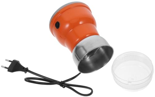 Homoyoyo Moulin à Café Électrique Domestique pour Grains Petit Format Compatible Tension Ac220-240V pour Usage Maison Broyage Café Céréales et Épices Facile à Nettoyer et Utiliser