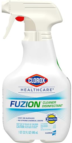 Clorox Healthcare Fuzion Cleaner Disinfectant Spray, 32 Fluid Ounces (Package May Vary)
