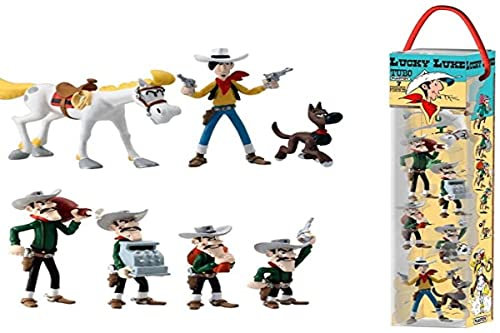 Plastoy SAS 70387 - Lucky Luke - Tube (7 Figuren)