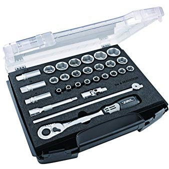 Matador Socket Set | 1/2 Inch Ratchet Box | Includes Spark Plug Wrench & Wheel Brace | i Boxx 72 System | SmartyBOX S4 | Matador Tool No. 81454114