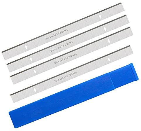 Générique LITAO-XIE, 2 Paires 261mm HSS épaisseur Rabot Lame 261x16.5x1.5mm Bois planificateur Couteau Outils de Travail du Bois pour Scheppach HMS1070 & Jet JPT-10B