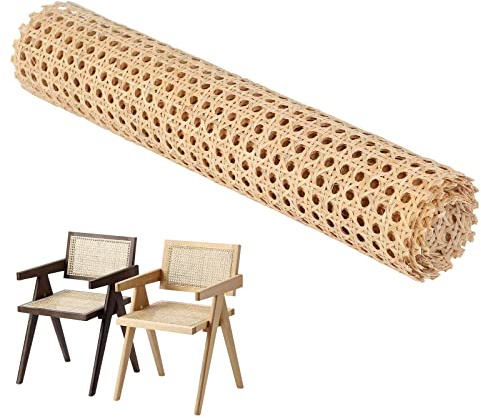 Wiener Geflecht,Schimmelfest Rattan Gurtband Plastik Rattan Geflecht,Wasserdicht Handgemachtes Rattan Kunsthandwerk Möbeldekoration,DIY Wabengeflecht Stuhlflechtrohr,Flechtrohrgewebe (35CM, 200CM)
