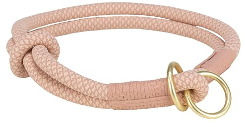 Trixie halsband för hundar mjuk halvslip rosa/ljusrosa