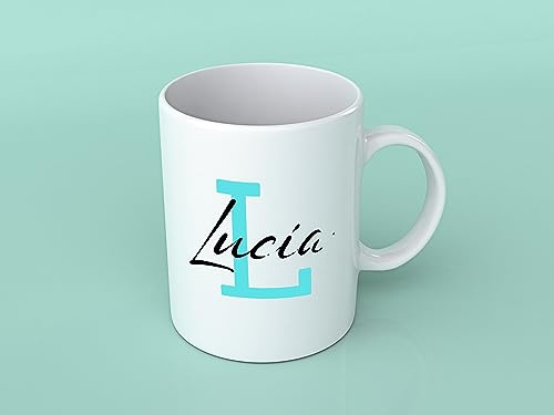 Genérico Taza Personalizada con Nombre e Inicial