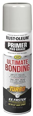 Rust-Oleum 372702 Automotive Turbo Pro Grade Rust Preventative Ultimate Bonding Primer Spray, Gray, 15 Ounce