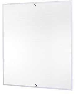 empasa moustiquaire de fenêtre START moustiquaire avec cadre aluminium en blanc, marron ou anthracite à monter soi-même, Couleur:blanc, Taille:60 x 80