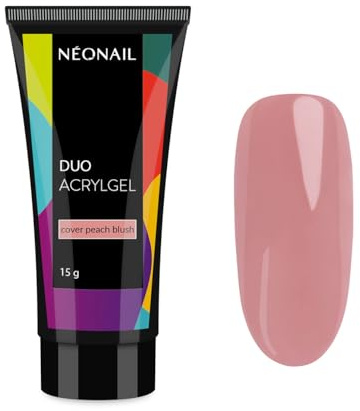 NÉONAIL DUO ACRYLGEL Cover Peach Blush 15 g – Polygel für Gelnägel und Nagelverlängerung