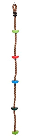 WELL HOME MOBILIARIO & DECORACIÓN- Cuerda de Escalada de 2m, Multicolor, 42x20x11 (Koopman International BV S35000040)