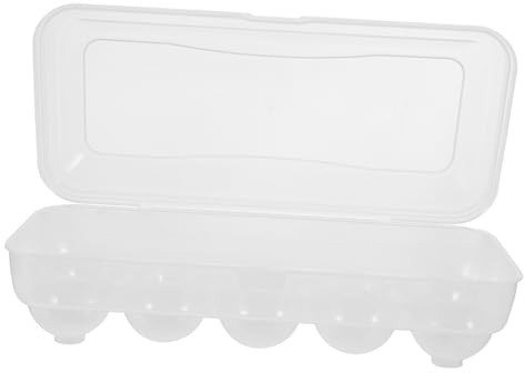 Large Capacity Fridge Egg Organizer with Multi-Slots and Individual Grooves, Reusable Plastic Egg Holder Dispenser Preventing Cracks and Bumps, for Home and Kitchen Storage