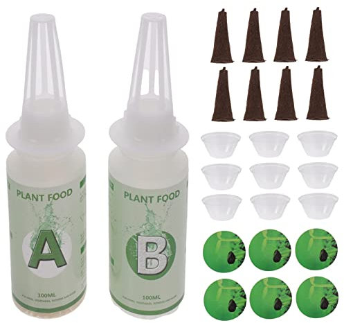 HIAKDOFT 1ensemble Set De Pots De Culture Hydroponique Soilless avec Couvercles Transparents Et Accessoires De Jardinage Bacs De Plantation Et Étiquettes Inclus