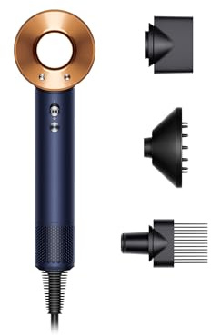 Dyson Supersonic-hårfön – Curly+Coily (Berlinerblått/glänsande koppar)