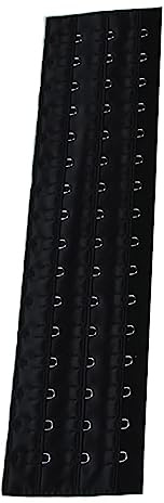 YUOIUX Estensione regolabile per corsetto con 16/13 ganci nero/carnagione per modellare e modellare morbido e confortevole
