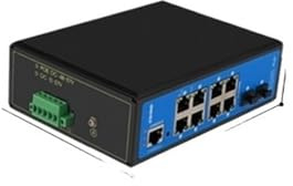 Switch di Rete, Switch POE Industriale Switch Di Rete Stito Gigabit Completo Da 4/6/10/14 Porte Ethernet Con Switch PoE IP40 Solt In Fibra 2/4 SFP,Affidabile(EW-PIS3810M-8GE-BT)