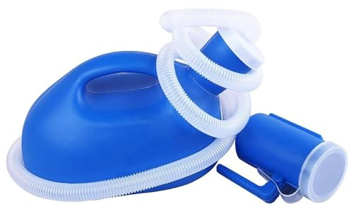 Urinoir for homme 2000 ml, flacons for pipi, récipients de collecte d'urine avec tube de 1,3 m, pratique et adapté aux personnes âgées et aux patients