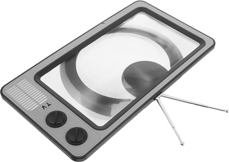 MUELODSIC Amplificatore Schermo Smartphone Retrò in Tecnologico Grigio Ingranditorper Video e Giochi Design Vintage Elegante per Telefono Cellulare