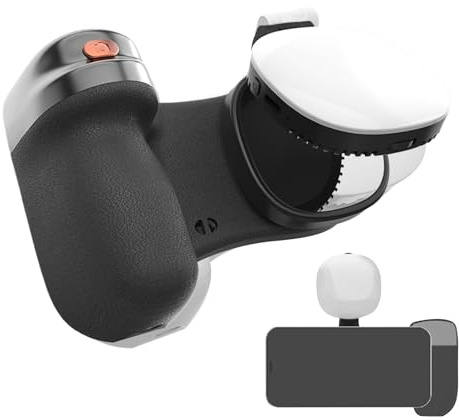 Agarre de Cámara para Teléfono Móvil - Sujetador Magnético Giratorio 360° para Selfies - Agarre para Cámara de Móvil con Luz | Para Vlogging Fotografía Viajes Fiestas Estudio Hogar Exterior Interior G