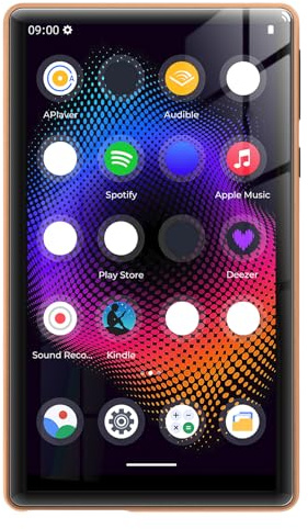 Lettore MP3 da 64 GB con BT e WiFi Lettore musicale MP4 5 pollici Touch Screen Supporto Spotify 2500 mAh Lunga durata della batteria per bambini Aldult Viaggi Palestra Fino a 256 GB