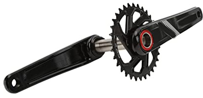 MEROCA 32T Direct Mount Mountainbike-Kurbelgarnitur, hohle integrierte Kurbelgarnitur mit Tretlager und Kettenblatt für