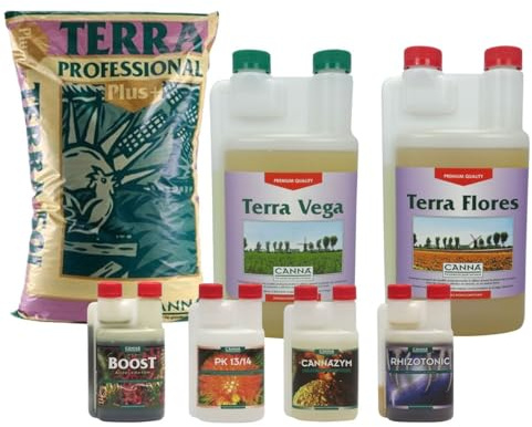 Pack CANNA Terra Professional Plus 50 litres + engrais et boosters