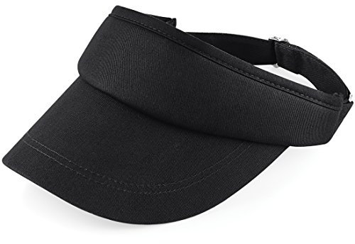 Beechfield B41 Sports Visor - Black
