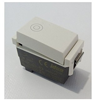 Vimar Serie Idea – Pulsante 1 polo Contatto aperto 10 A Generico Bianco