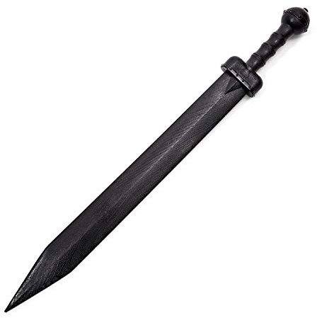 Romano Artes Marciales Negro Polipropileno Plástico Gladius Entrenamiento Espada - V4