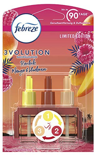 Febreze 3Volution Duftstecker Nachfüller Nachfüllflakon Karibik Mango & Himbeere 20ml