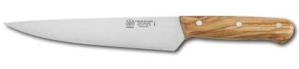 DUE BUOI TRINCIANTE da Chef Serie OLIMPO Lama CM 21 - Acciaio BÖHLER N690-60 HRC - Manico ULIVO