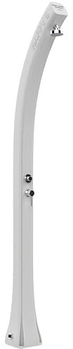 Doccia Solare da Giardino 28L Miscelatore Temporizzato Arkema Happy Beach Bianco