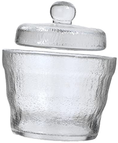 Cabilock Kimchi Jar 650Ml Large round Glass Vegetable Jar with Weighted Lid Airtight Design for Household Pickle Storage and Traditional Fermentation Use