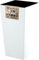 KADAX Elegante Vaso Alto per Piante da Interno ed Esterno Decorativo, Grande Fioriera in Plastica per Giardino e Balcone (Bianco, Liscio, 46.5 cm)
